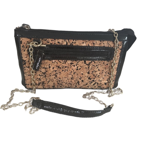 Sondra Roberts | Cork | Crossbody | Chain Strap Purse - Picture 8 of 9